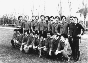 Equipe du XV Parlementaire en 1976